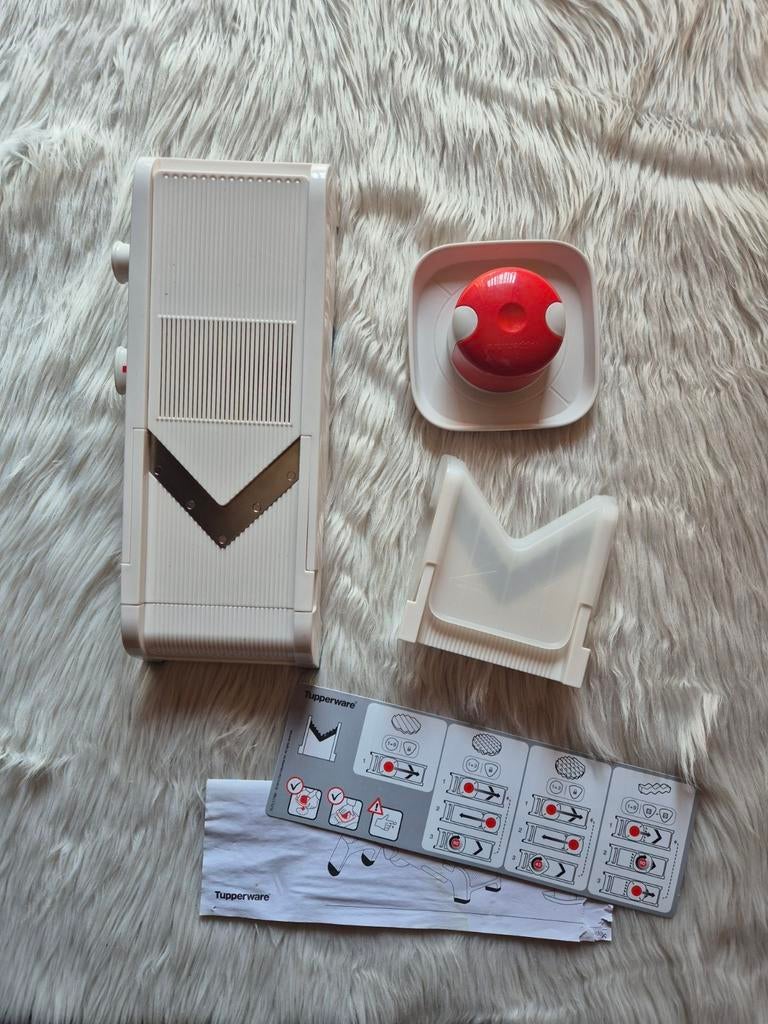 Mandoline: Tupperware MandoChef, Ophalen of Verzenden, Zo goed als nieuw