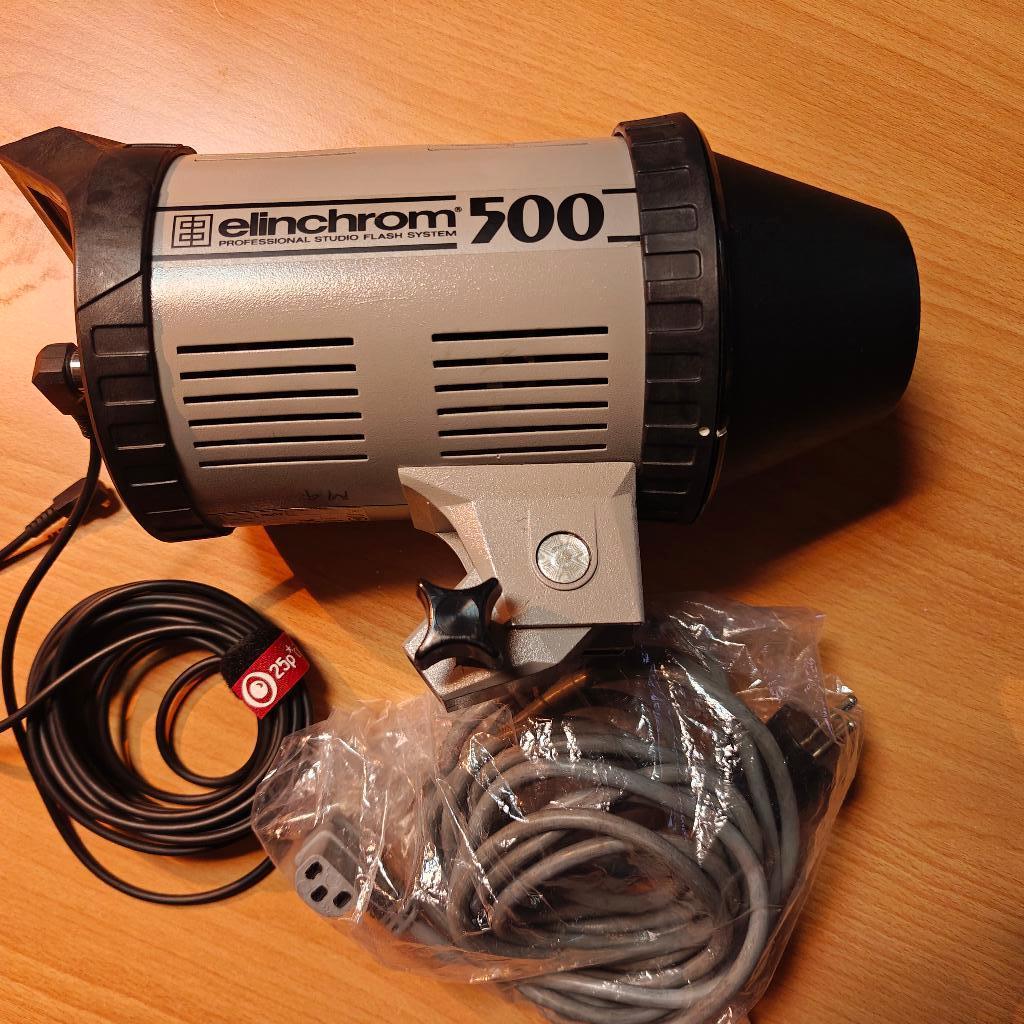 Elinchrom 500 flitskop, Audio, Tv en Foto, Foto | Flitsers, Verzenden, Gebruikt, Overige merken
