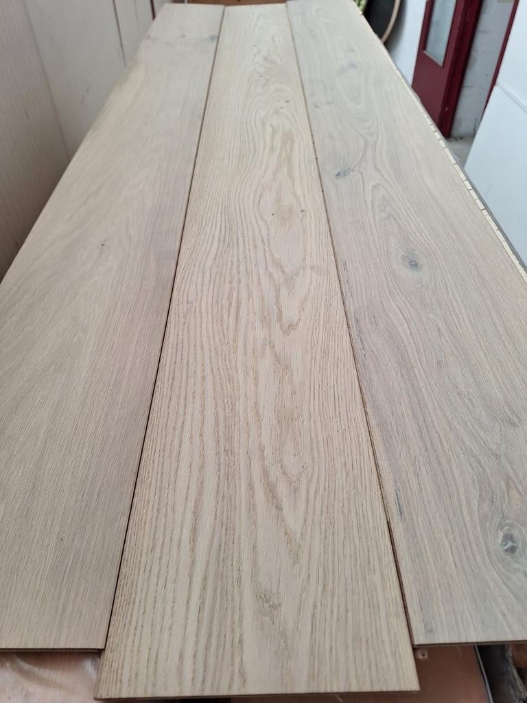 Massief eik parket - Quick Step - 150m2, Ophalen, Parket