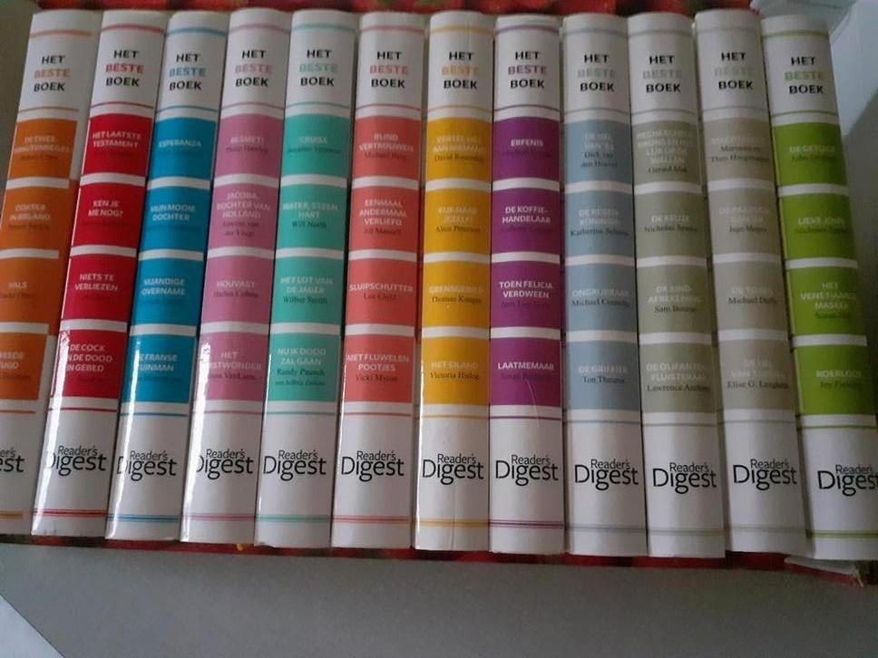 12 x Het beste boek, reader's Digest., Ophalen of Verzenden, Nieuw