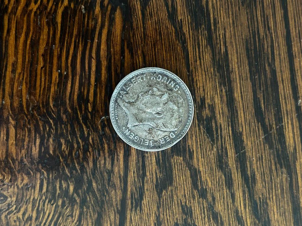 Pièce de monnaie belge de 20 francs 1934, Ophalen of Verzenden, Zilver, Zilver