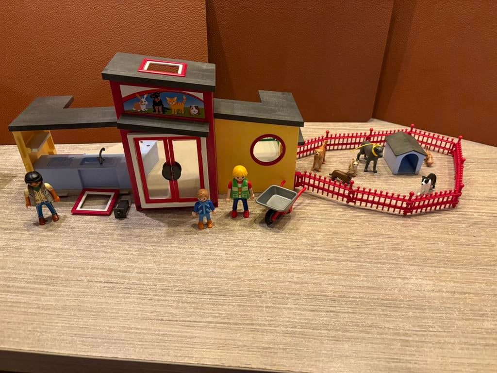 Vintage Playmobil honden hotel, Ophalen, Zo goed als nieuw