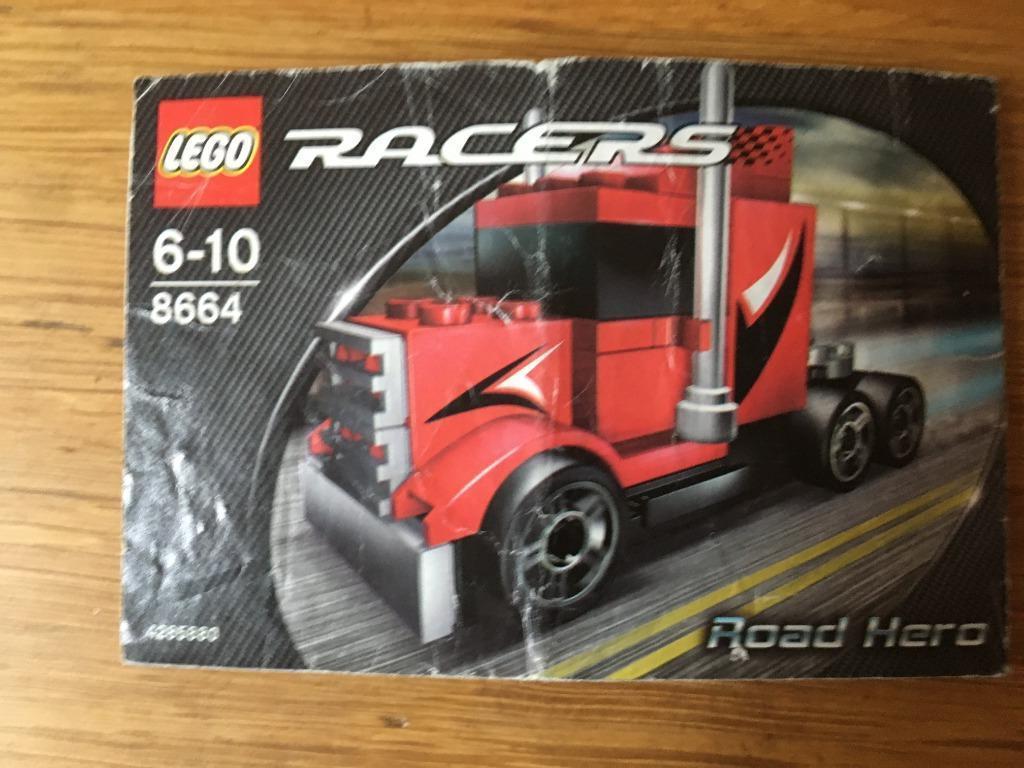 Lego Racers vrachtwagen - Road Hero 8664, Ophalen of Verzenden, Gebruikt, Complete set, Lego