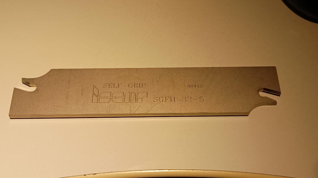 Lame de tronçonnage et plaquettes ISCAR tour à métaux, Enlèvement ou Envoi, Comme neuf, Outillage ou Accessoires