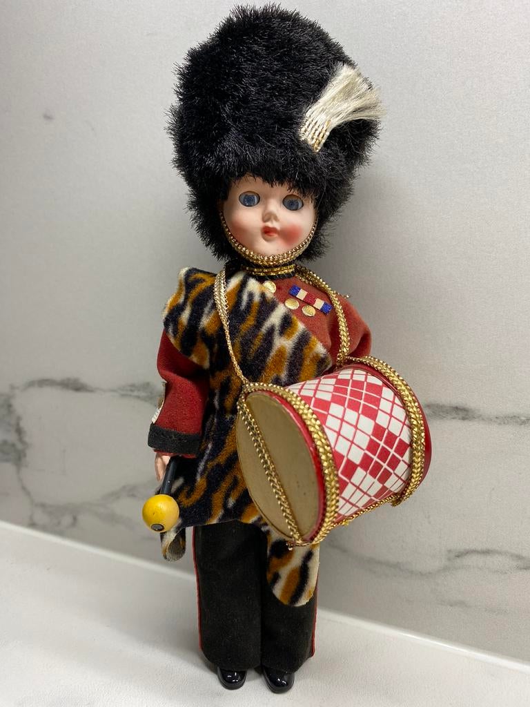 Vintage fanfare jongen jaren ‘60, Verzamelen, Poppen, Zo goed als nieuw, Pop, Ophalen of Verzenden