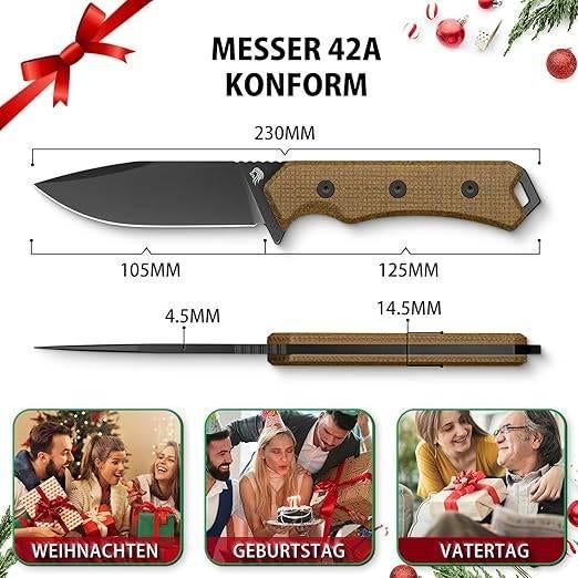 Survivalmes | bushcraft mes | jachtmes | GRATIS LEVERING, -, Verzenden, -, Nieuw