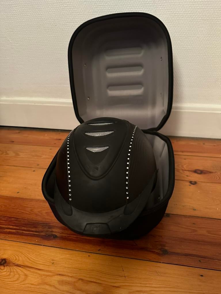 Paardrijhelm casco, Animaux & Accessoires, Enlèvement, Comme neuf, Femmes, Bombe