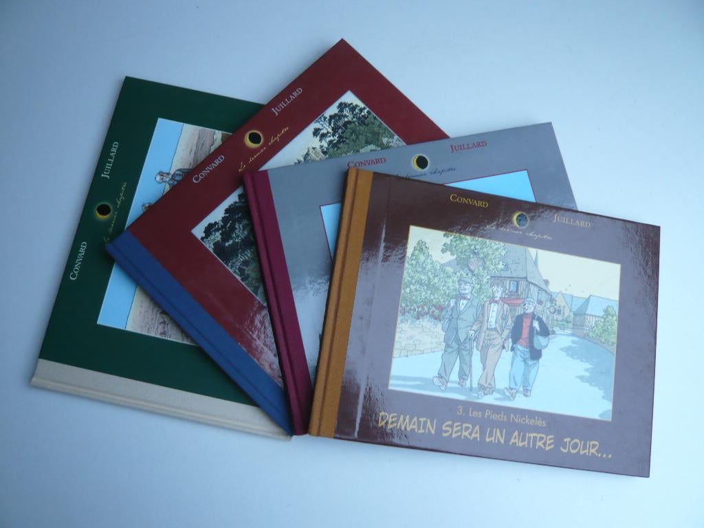 LE DERNIER CHAPITRE 1 à 4 (EO ttbe) avec dédicace et 2 XL, Enlèvement ou Envoi, Série complète ou Série, Comme neuf, CONVARD / JUILLARD