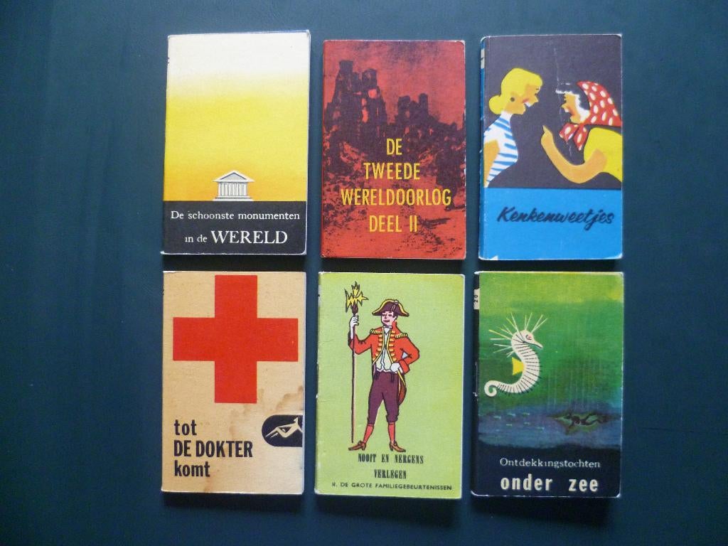 Mijn bibliotheek mini boekjes  x 6 Franco - Suisse à 3 €/st, Collections, Enlèvement ou Envoi, Utilisé