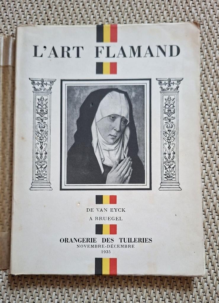 exposition du catalogue de l'ART FLAMAND Paris 1935, Enlèvement ou Envoi, Utilisé, Peinture et dessin