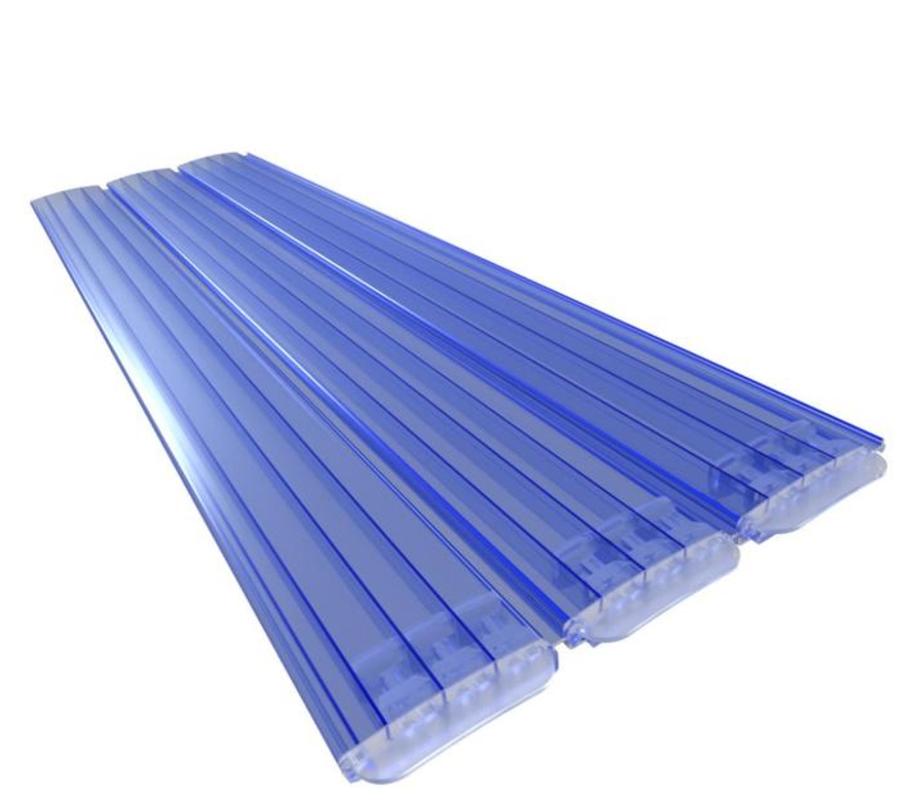 Lamellendek zwembad PVC en PC (met solar), Tuin en Terras, Zwembad-toebehoren, Nieuw, Afdekzeil, Ophalen