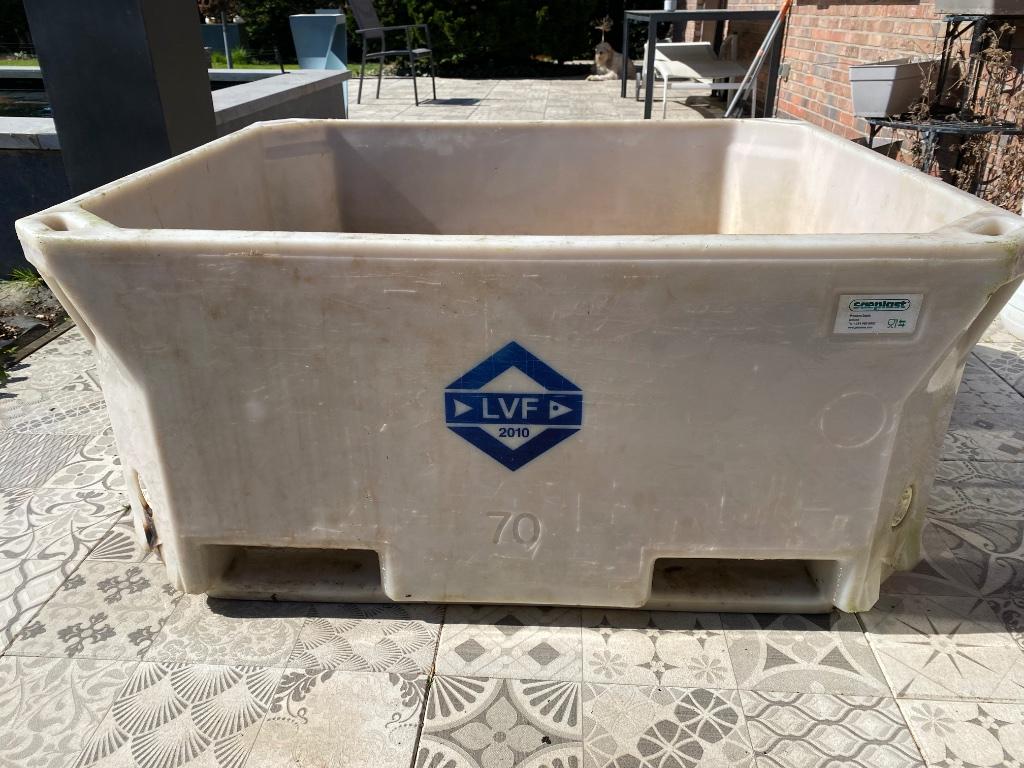 Bak container plantenbak drinkbak, Doe-het-zelf en Bouw, Ophalen, Gebruikt, 100 cm of meer, 60 cm of meer