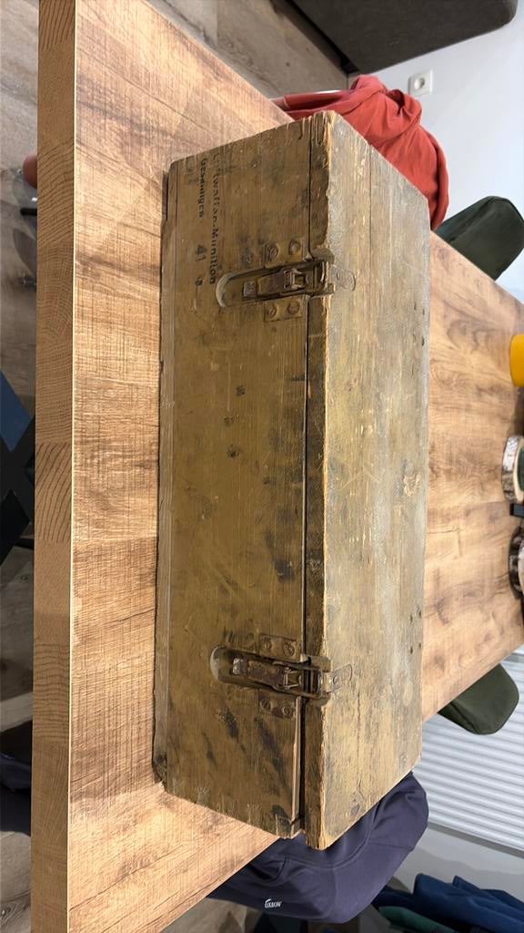 Caisse munition 2cm allemande ww2, Collections, Enlèvement