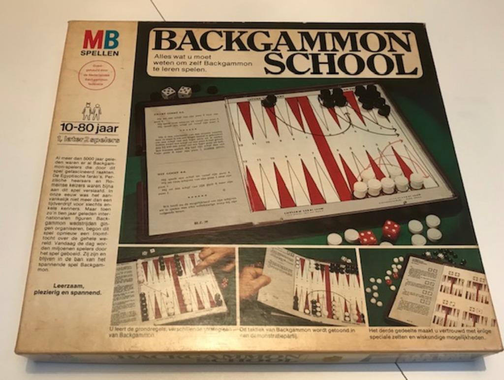 BORSPEL BACKGAMMON-school, Een of twee spelers, Ophalen of Verzenden, Gebruikt, Ravensburger
