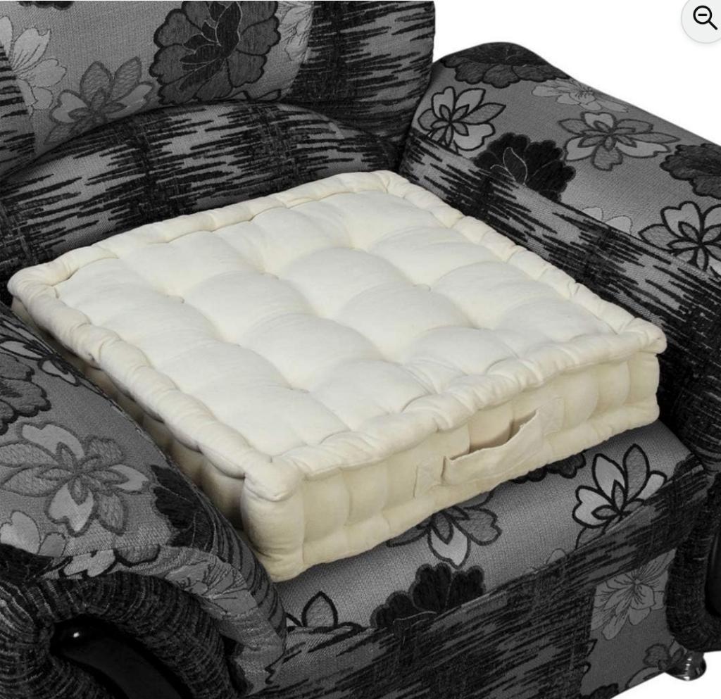 Coussin d'assise rehausseur en Coton carré 50 x 50 cm NEUF, Enlèvement