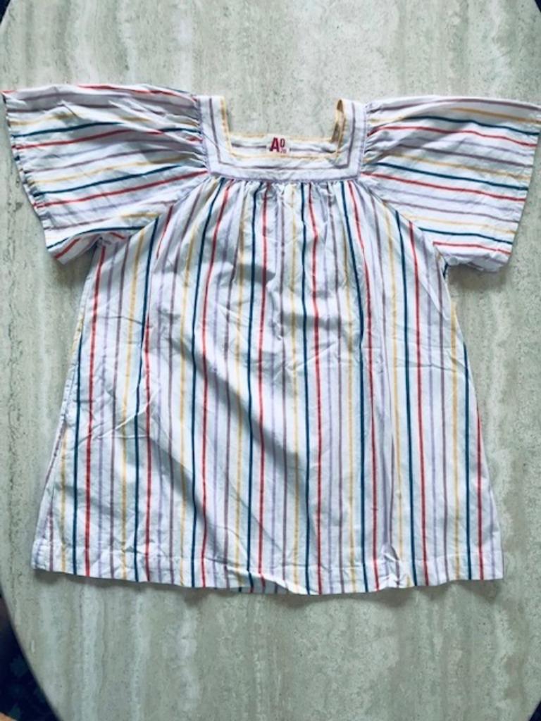 Gestreepte jurk AO76 - maat 128 (nr3988), Meisje, AO76 American Outfitters, Ophalen of Verzenden, Zo goed als nieuw