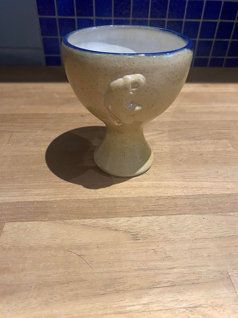 Calice galopin Orval 15cl en grès signé, Collections