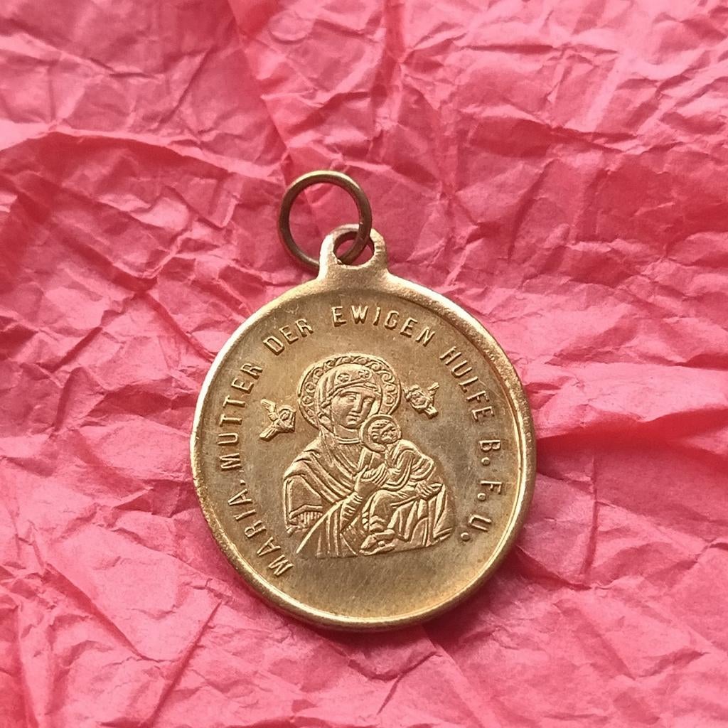 Ancienne médaille religieuse, Enlèvement ou Envoi