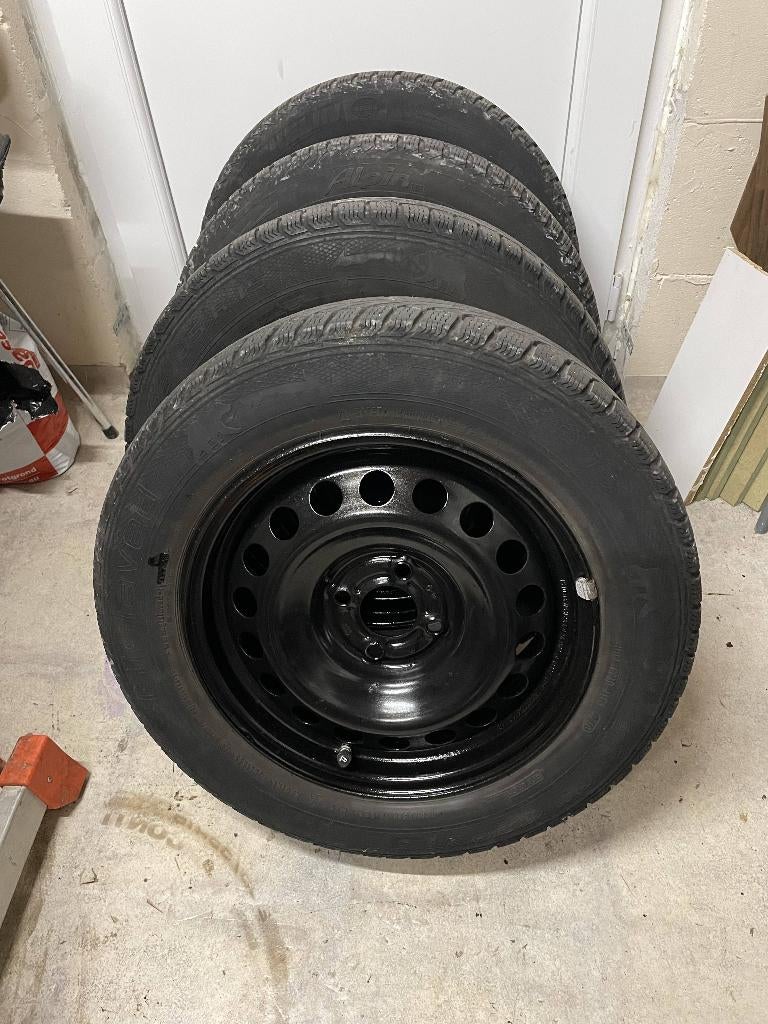 pneu+ jantes neige 3 flocons, 15 pouces, Pneus hiver, Véhicule de tourisme, 185 mm