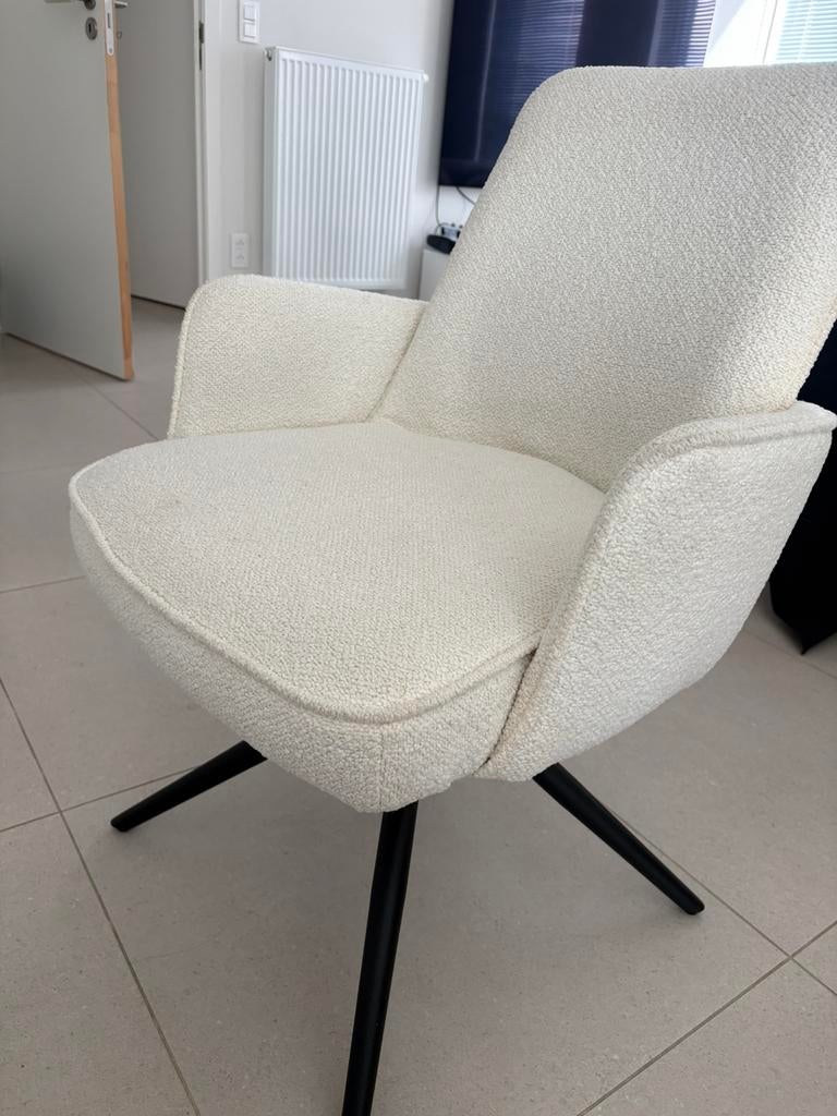 Nieuwe draai eetstoelen  (5), Enlèvement, Comme neuf, Tissus