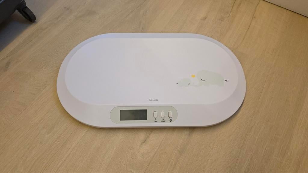 Pèse-bébé Beurre BY90 (jusqu'à 20 kg, Bluetooth avec applica, Enlèvement