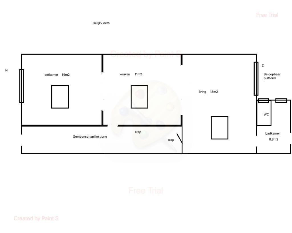 Appartement glv, sous-sol - tuin - Koekelberg - Brussel, Immo, Koekelberg, 96 m², Ventes sans courtier, Jusqu'à 200 m²