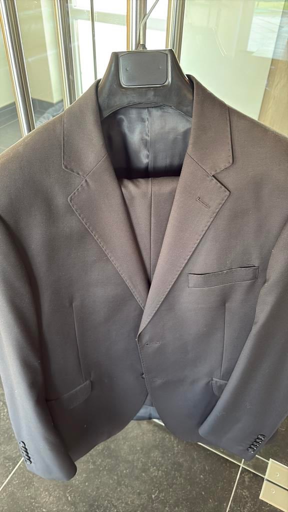 Kostuum heren, Ophalen, Zo goed als nieuw, Maat 52/54 (L), Bruin