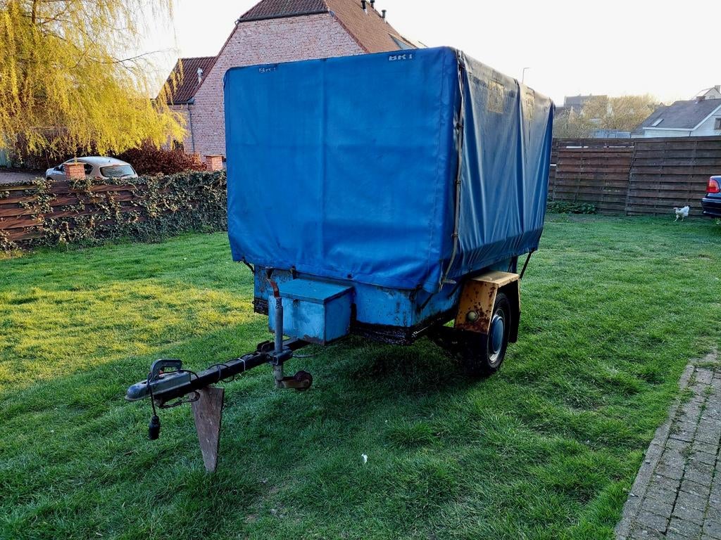 Aanhangwaagen 2x110 in zeer goed staat, Auto diversen, Aanhangers en Bagagewagens, Ophalen