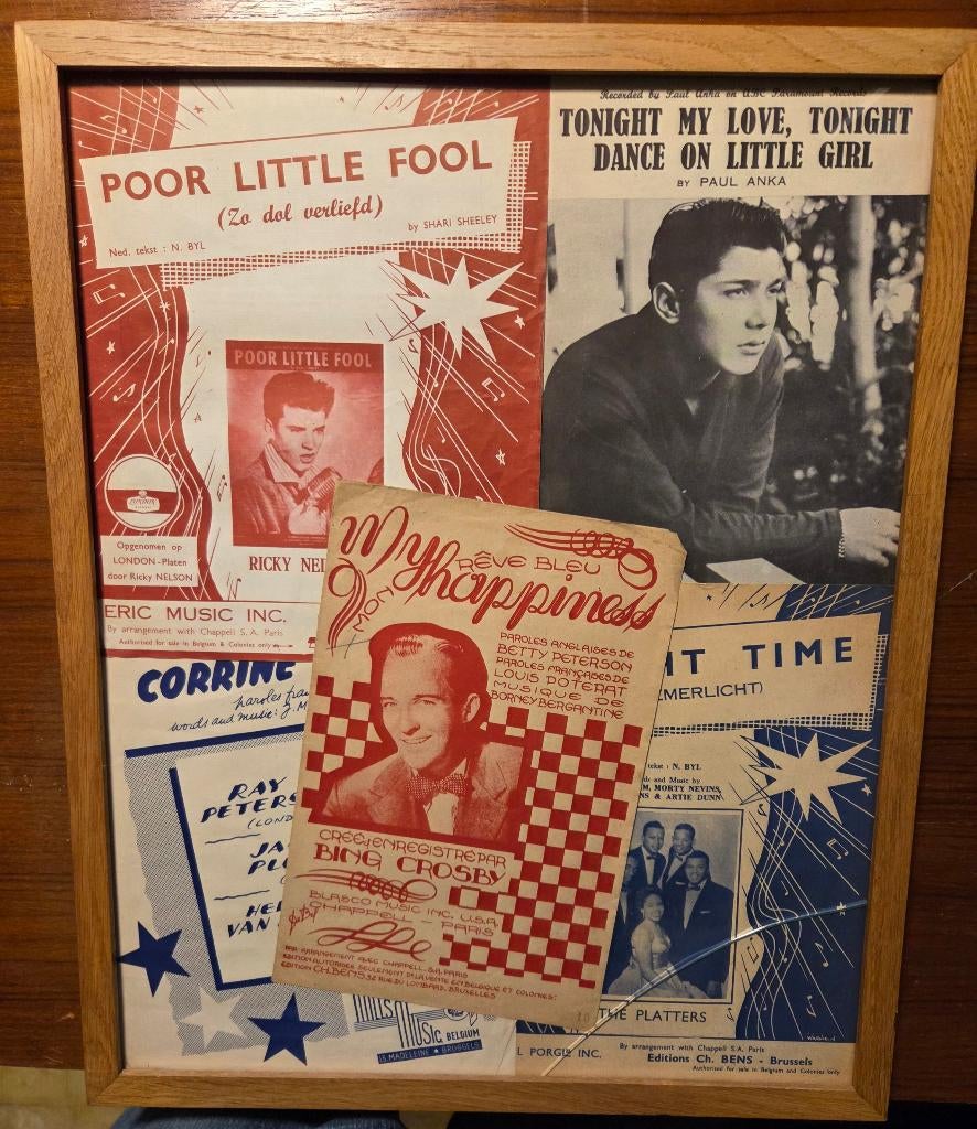 Partituren 50's muziek, Ophalen, Gebruikt, Poster, Artwork of Schilderij