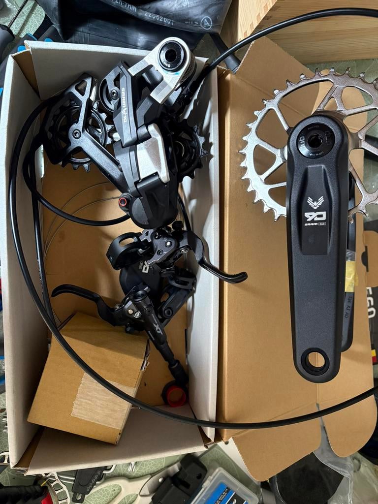 Sram eagle 90 groepset MTB, Fietsen en Brommers, Fietsonderdelen, Ophalen of Verzenden, Zo goed als nieuw