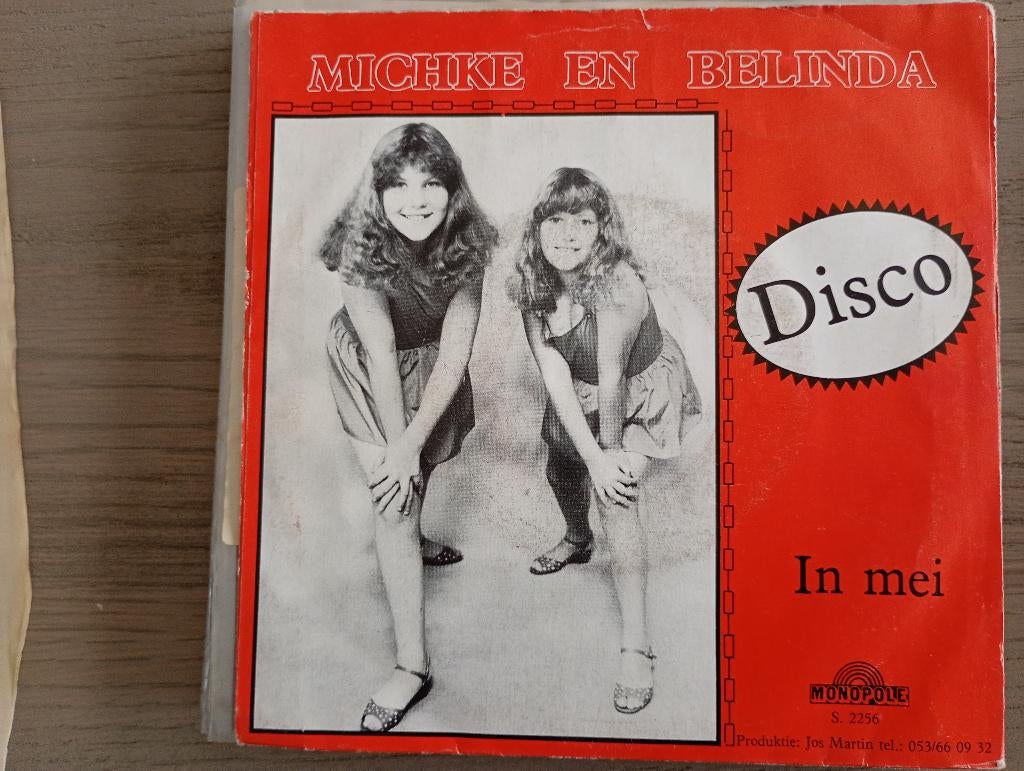 Michke an Belinda - Disco, En néerlandais, Enlèvement ou Envoi, Single, Utilisé