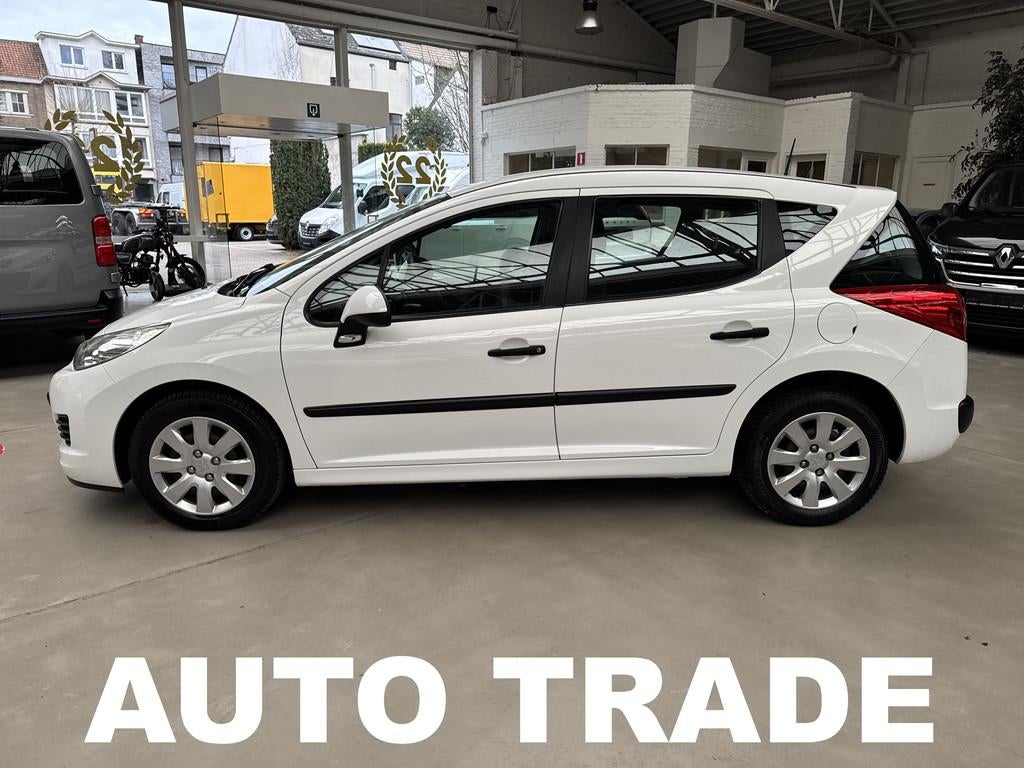 Peugeot 207 Stationwagen | 162.000km | Airco | Ex overheid, Voorwielaandrijving, Stof, Gebruikt, Zwart