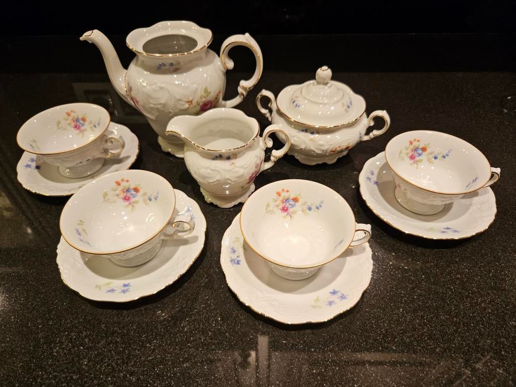 Koffie/Thee servies (4 pers.), Ophalen