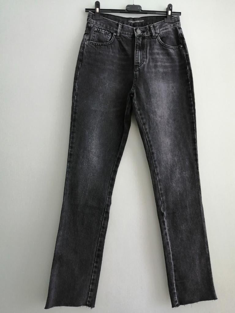 zwarte jeansbroek Guess maat 14 jaar, Broek, Gebruikt, Guess, Verzenden