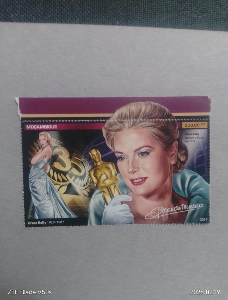 Grace Kelly postzegels, Postzegels en Munten, Ophalen of Verzenden