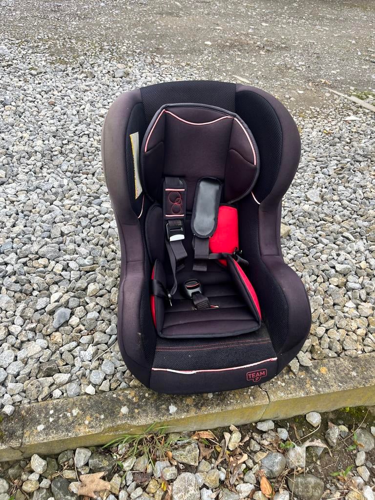 Siège auto enfant Team Tex – bon état, Ceinture de sécurité, Comme neuf, Protection latérale, Enlèvement