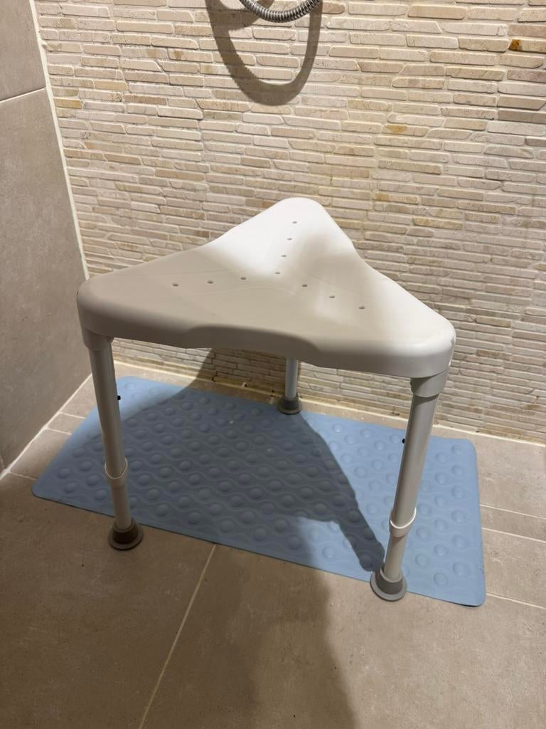 Douchestoel verstelbaar, Ophalen, Zo goed als nieuw