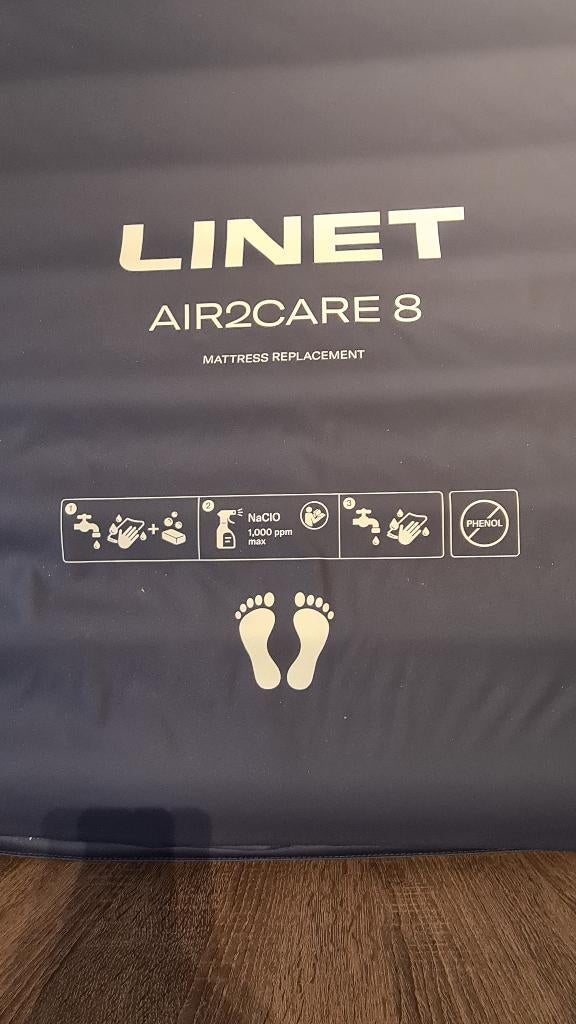 Linet Air2Care 8 Anti-Decubitus matrasvervangend systeem, Ophalen, 90 cm, Zo goed als nieuw, Matras