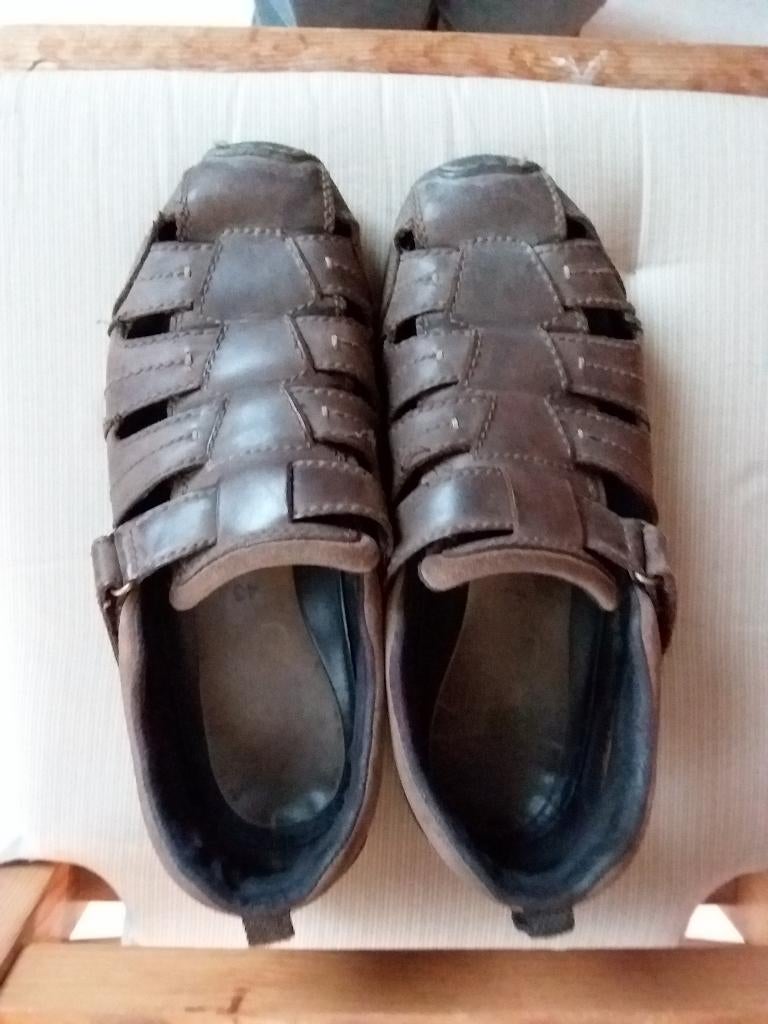 sandalen man maat 43, extra breed, lichtgewicht, Vêtements | Hommes, Chaussures, Enlèvement ou Envoi, Brun, Porté, Camel Active