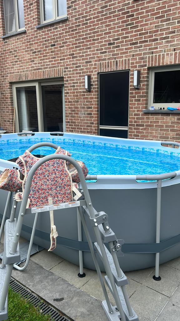 Zwembad bestway 4m x 2m x 1,06m, Tuin en Terras, Zwembaden, Ophalen, Zo goed als nieuw