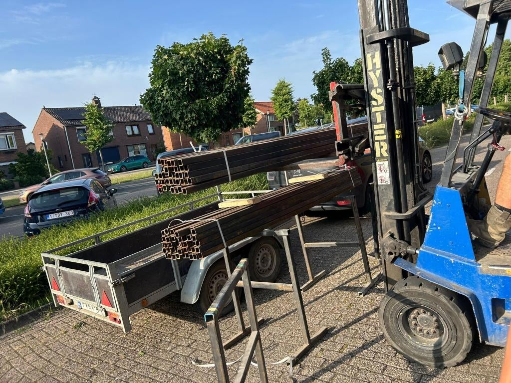 Kokers 40x40x3, Doe-het-zelf en Bouw, Metalen, Ophalen of Verzenden, Nieuw, IJzer