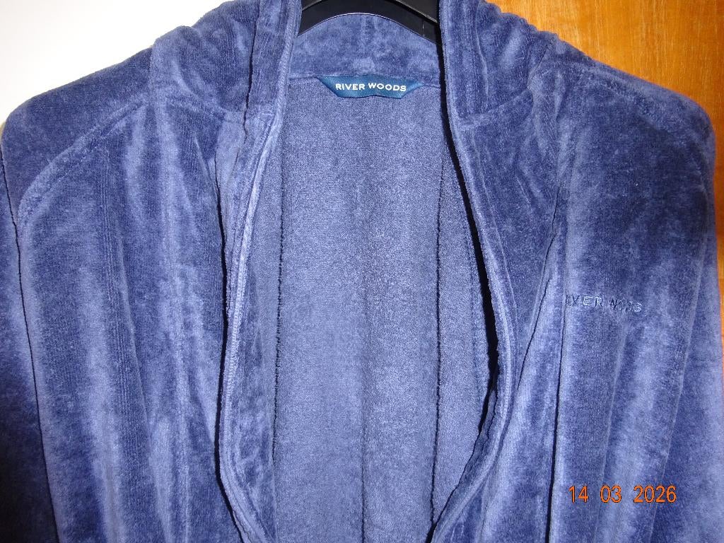 nieuwe blauwe kamerjas River Woods L/XL, Kleding | Heren, Grote Maten, Ophalen of Verzenden, Nieuw, Blauw, River woods