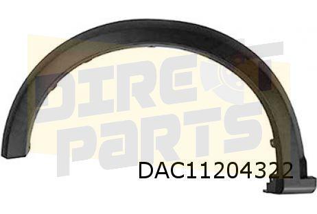 Dacia Sandero (1/21-) Wielkuiplijst Rechts voor (stepway) Or, -, -, Garde-boue, -