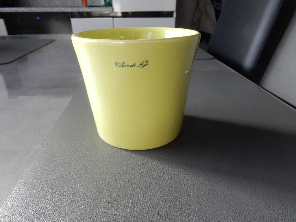 nr.639 - Bloempot celine de lys, Tuin en Terras, Bloempotten, Ophalen, Binnen