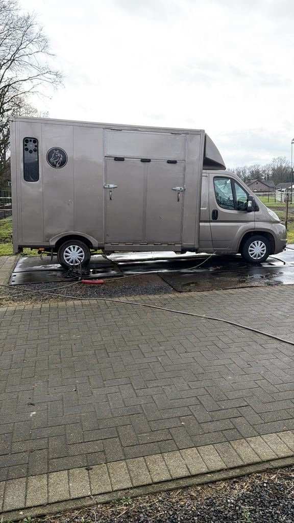 Paardencamionette, Ophalen, Gebruikt, Aluminium, 2-paards trailer