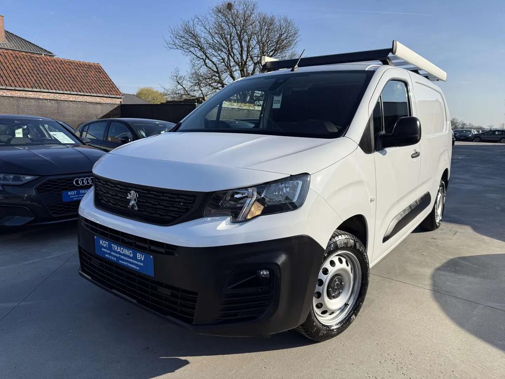 Peugeot Partner 1.5 BLUEHDI XL L2 3 ZIT NAVI PDC CARPLAY DAK, Auto's, 75 kW, Stof, Gebruikt, 4 cilinders