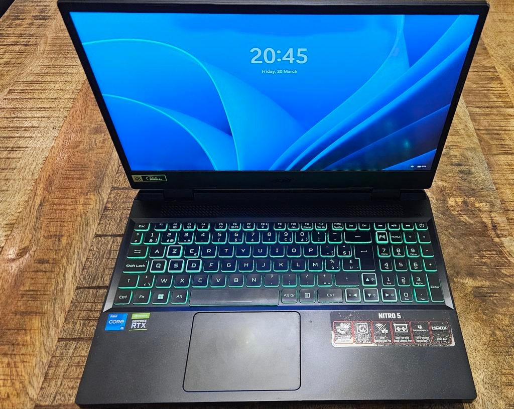 Acer Nitro 5 RTX 3060 i5 16GB, Computers en Software, Windows Laptops, Ophalen, Gaming