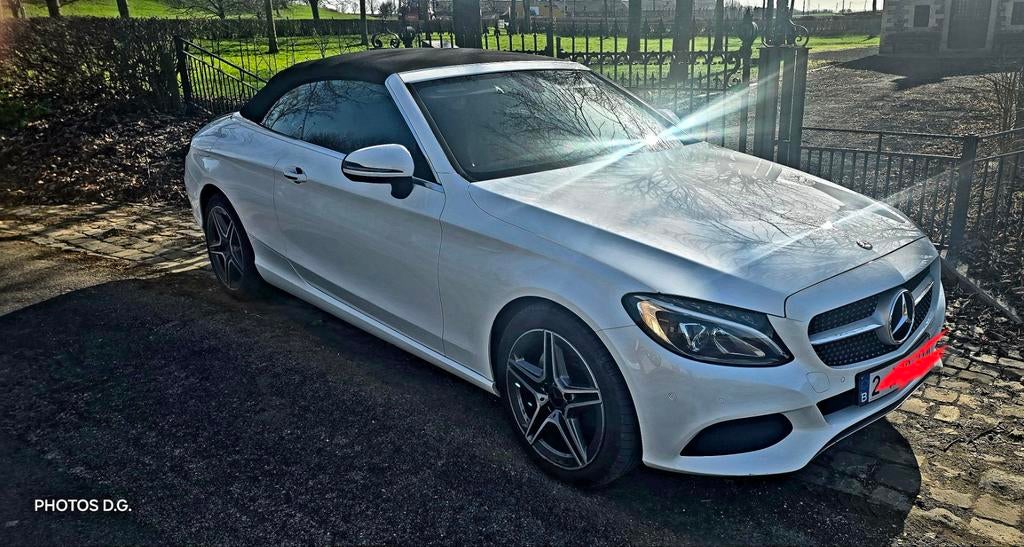 Schitterende Mercedes c180 ess cabrio mod 2017 143 mm klaar, Auto's, Achterwielaandrijving, 4 cilinders, Cabriolet, 1600 cc