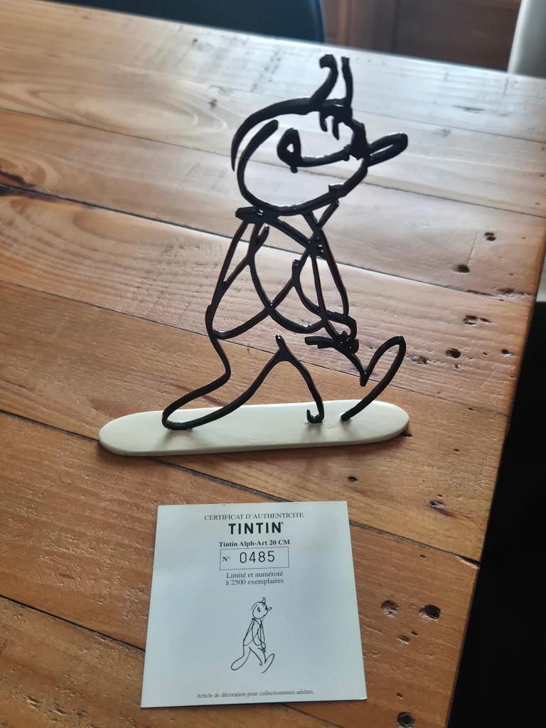 Figurine tintin alpha art, Collections, Enlèvement ou Envoi, Comme neuf, Autres types