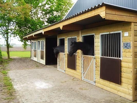 Paardenstal model Dallas, aanpassingen mogelijk, Dieren en Toebehoren, Stalling en Weidegang